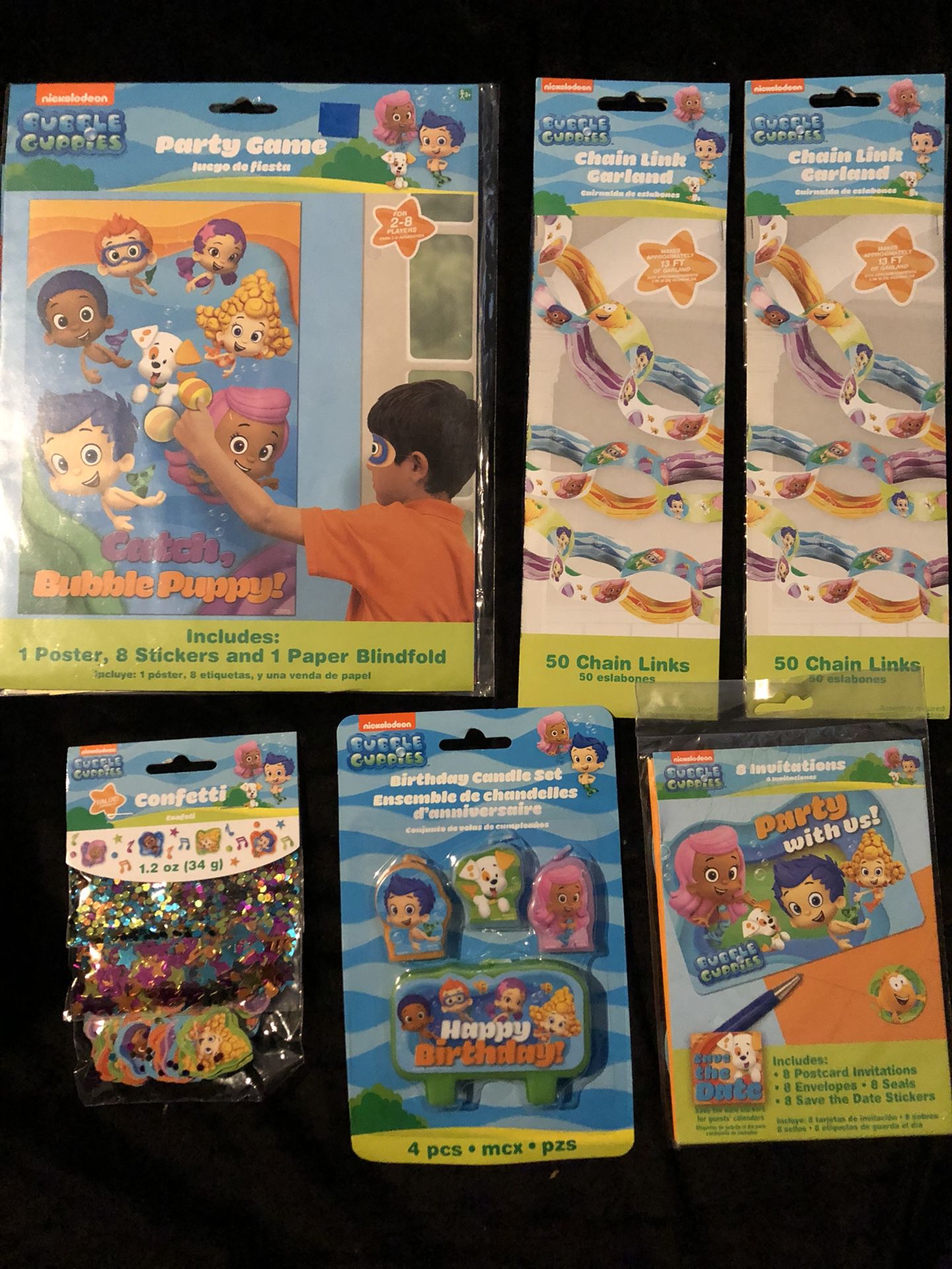 Bubble guppies birthday party supplies