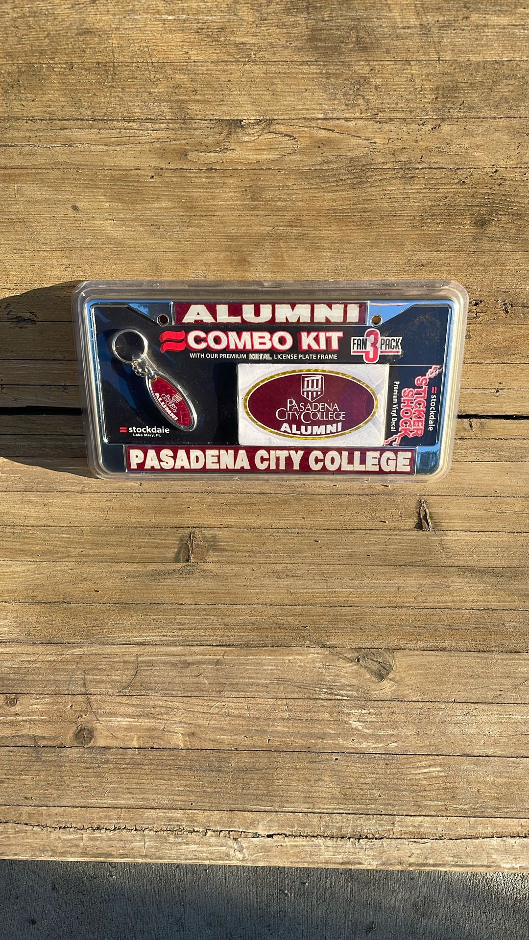 Alumni Pasadena City College Metal License Plate Frame NEW.