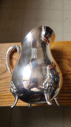 Silver Plate Vintage Pitcher