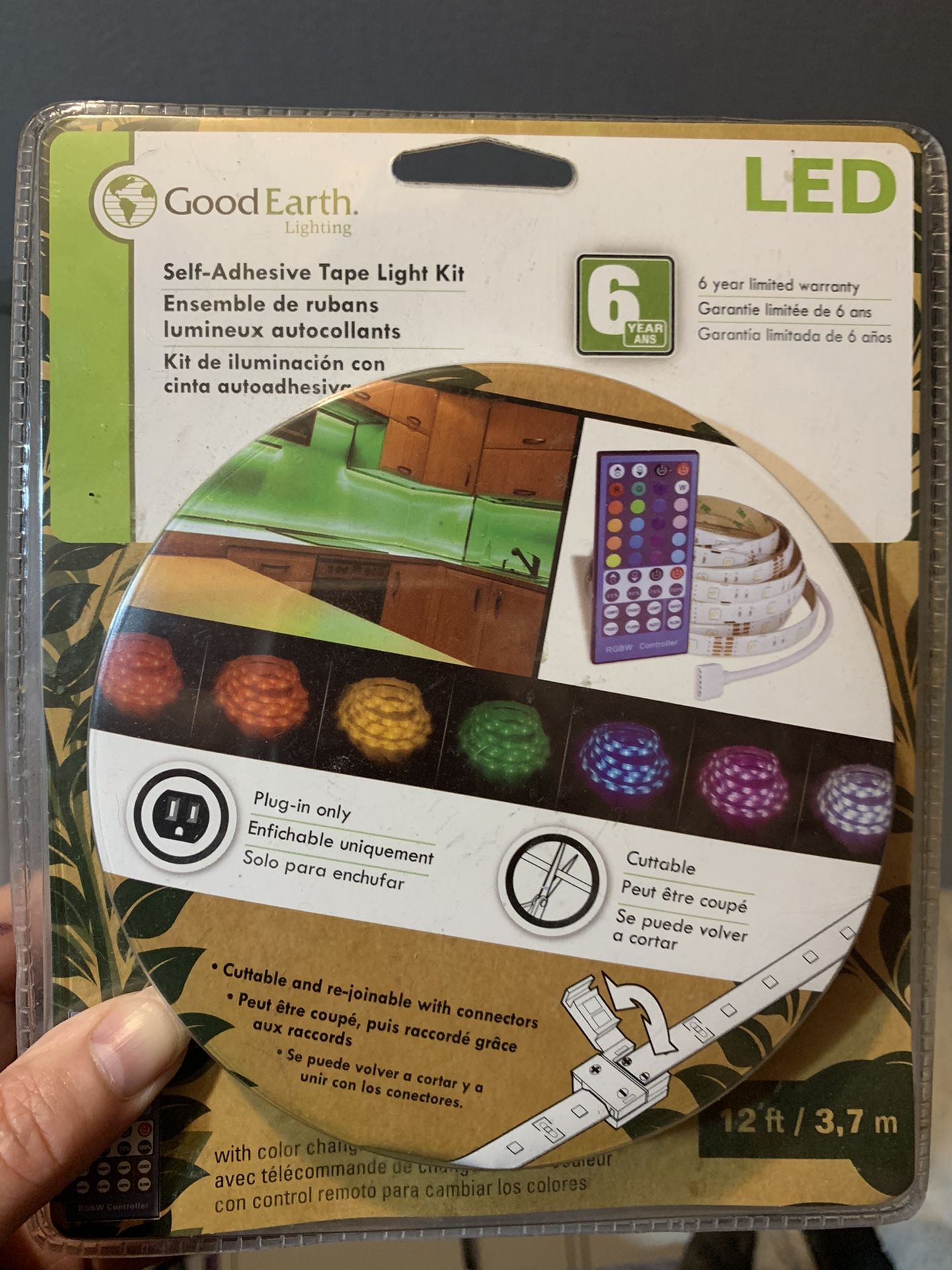 Good Earth lighting kit w with remote