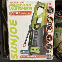 Sunjoe 2100-PSI Electric Pressure Washer With 2pc Brush Kit & Quick Connect Nozz $59.99