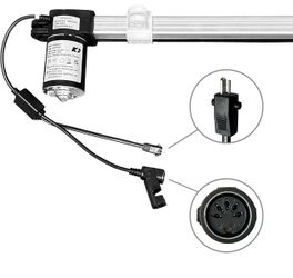 Linear Actuator Kaidi Model KDPT007-115 Power Recliner Lift Chairs Motor Replacing Limoss 451615, Stroke: 226mm, Minimum Install Dimenson: 150mm, Elec