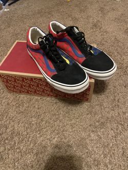 Multi-Color Checkered Vans