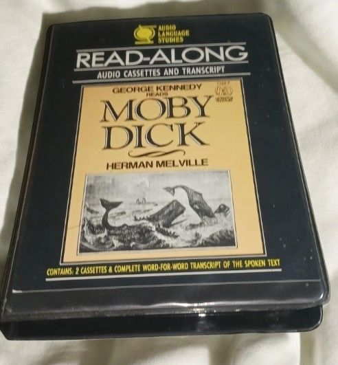 "Moby Dick" by Herman Melville Audio Cassettes and Transcript Read by George Kennedy