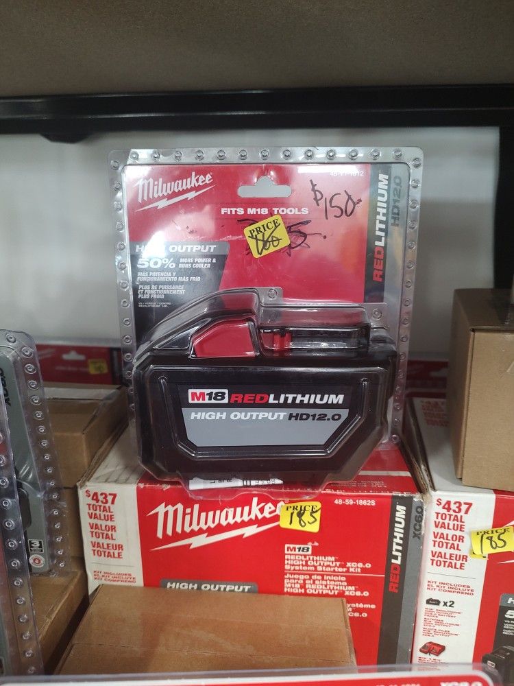 Milwaukee M18 Redlithium High Output Hd12.0 Battery