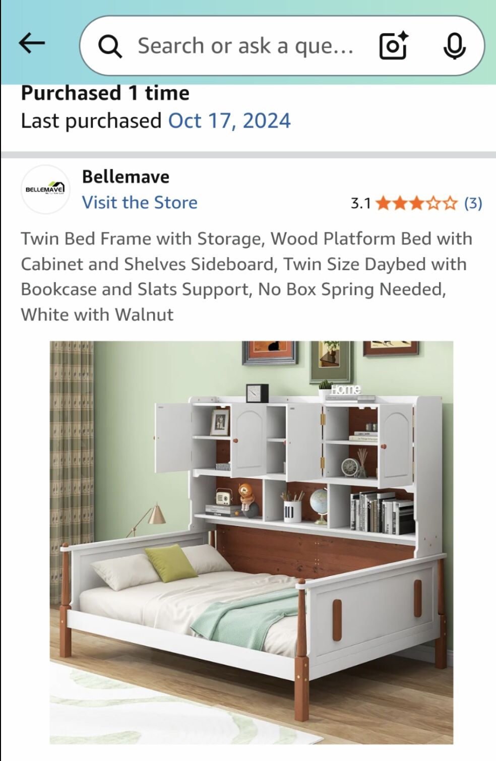 Twin Bed Set 