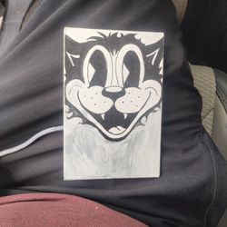 Rubber Hose Felix The Cat On Canvas 