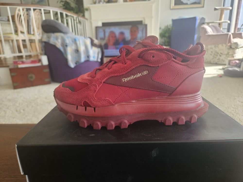 Cardi B × Reebok Burgundy Women's Size 6.5 Sneakers