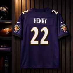 Baltimore Ravens Derrick Henry #22 Nike Jersey women’s large