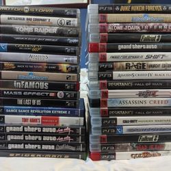 Lot of PS3 PS2 Xbox Games 