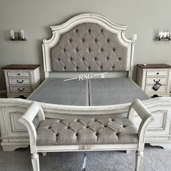 Master Suite Bedroom Furniture Set 🌟 Take Home Pay Later Queen Size Bed/King Size Bed, Mattress, Dresser, Nightstand, Chest  Fast Delivery 