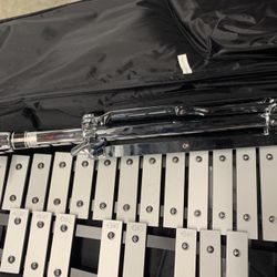 Pearl Xylophone Bell Kit With Drum Sticks Stand Carrying Case and Practice Pad