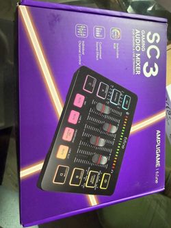 Gaming Audio Mixer with voice changer & XLR Cable
