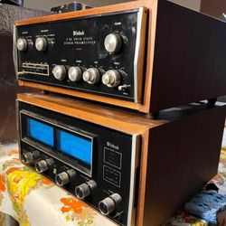 McIntosh C26 Preamp and MC 2205
Power Amplifier