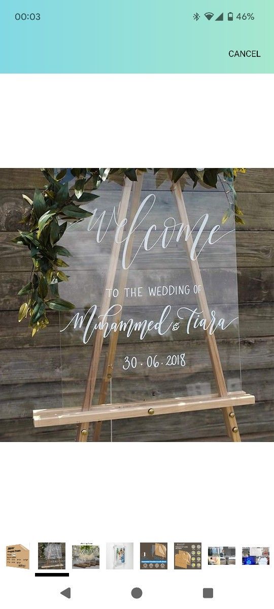 24x36 Plexiglass Sheets - Welcome Sign