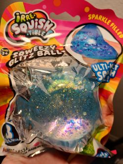 💙✨️Ja-Ru Squeezy Glitter Ball