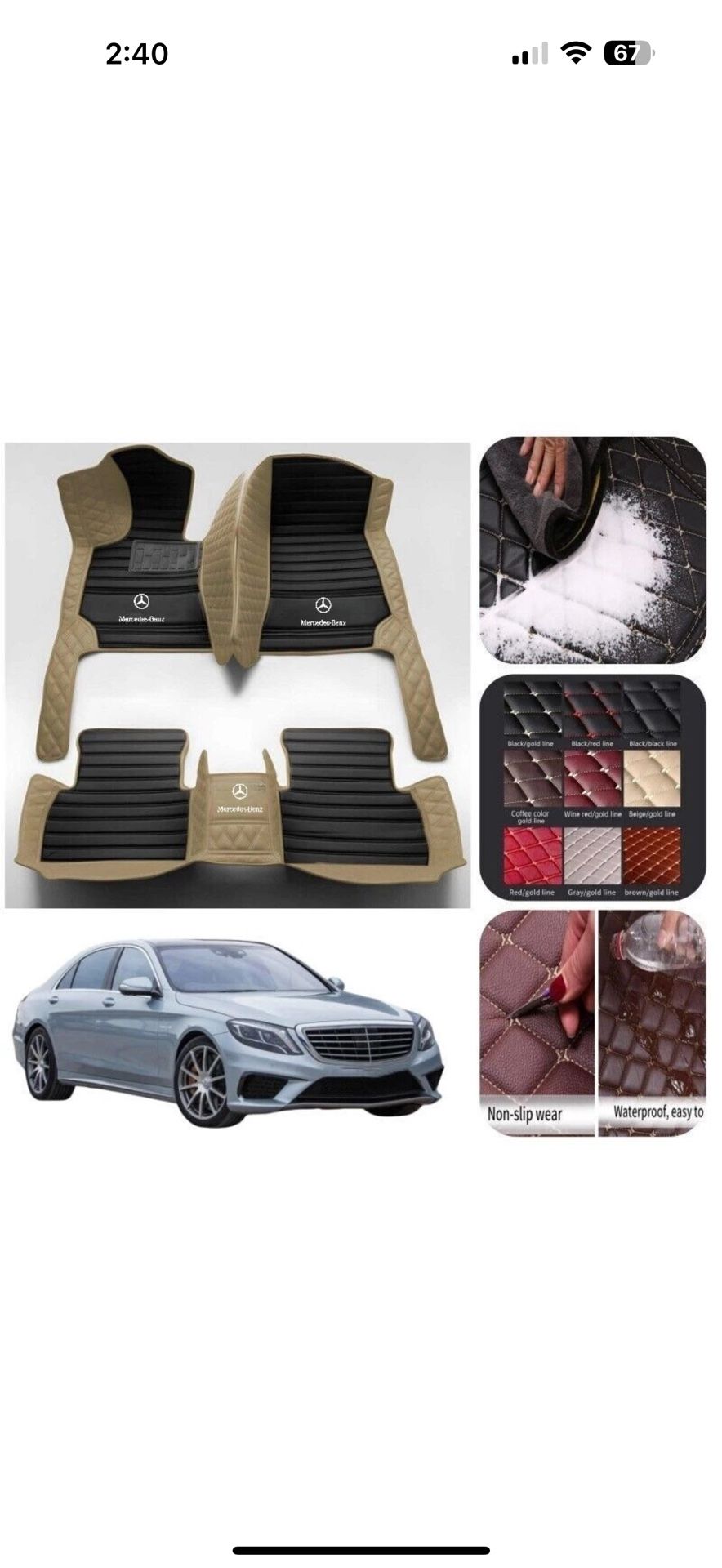 1997 Mercedes S320 Floor Mat