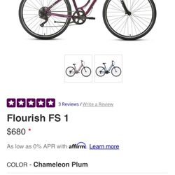 Flourish Fs 1 City /hybrid Bike