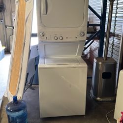 Washer Dryer 2.3 cu. ft. Washer 4.4 cu. ft. Electric Dryer Combo in White