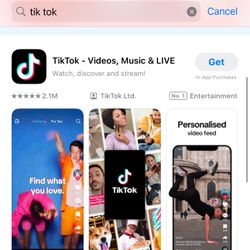 iPhone  13 Pro Max With TikTok App