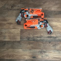 2 nerf guns