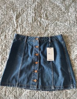 Forever 21 Denim Mini Skirt NWT