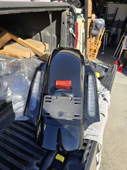 Harley-Davidson Rear Fender With Cadillac Style LED Tail Lights