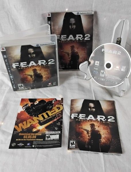 PS3 Game First Person Shooter F.E.A.R. 2 Project Origin