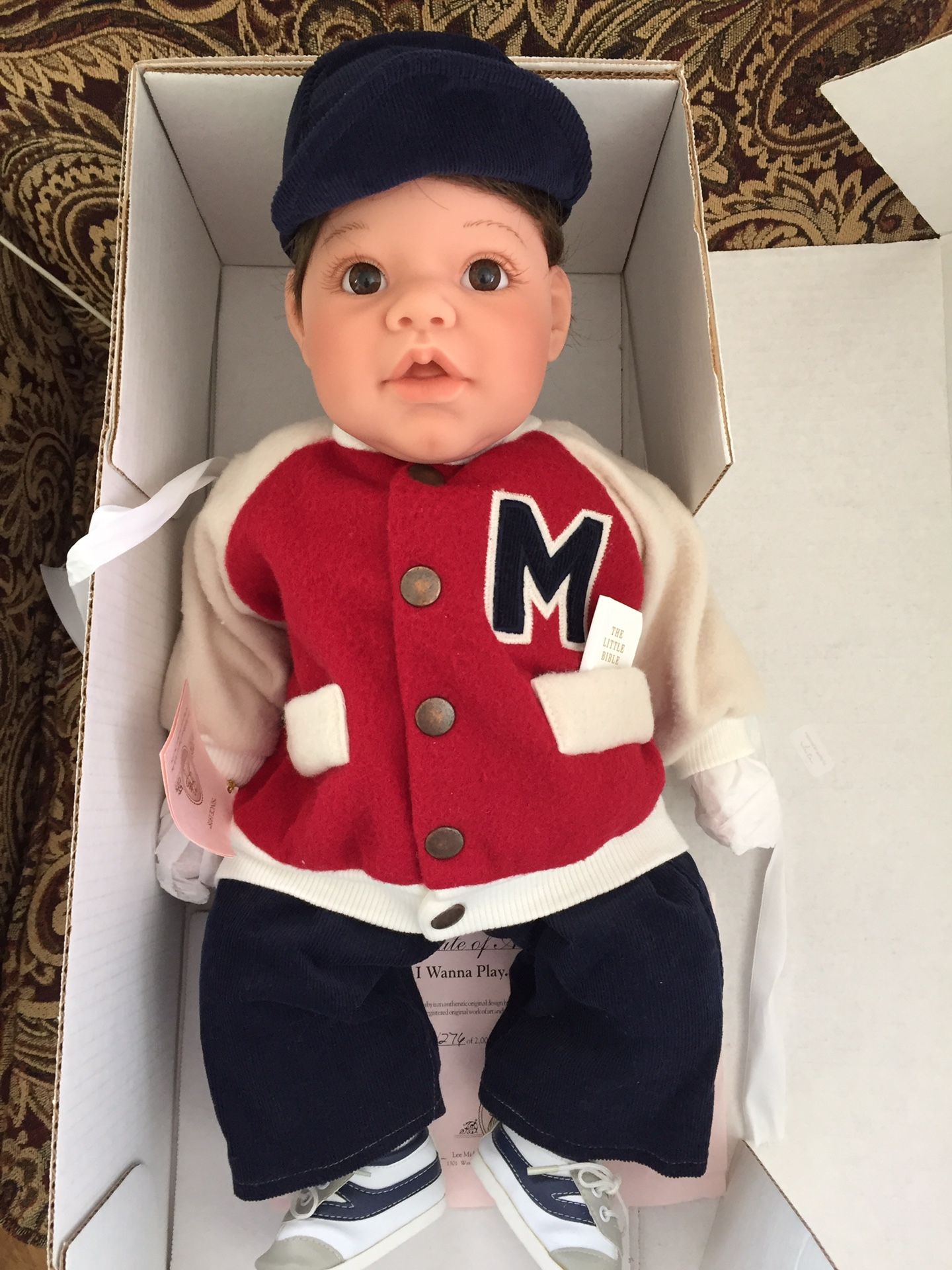 Lee Middleton Collectible Doll “I Wanna Play Football”