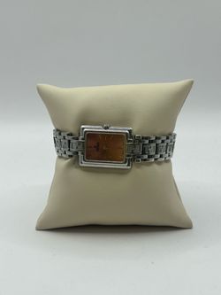Fendi Stainless Steel Square Dial Watch