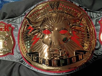 Brahma Bull The Rock's championship belt