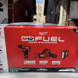 Milwaukee M12 3 Tool Combo Kit
