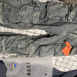 YoungLA Hella Baggy Jeans Medium New