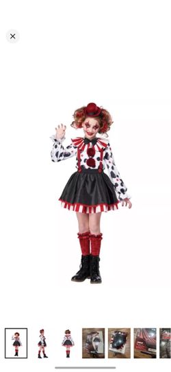 SPIRIT Sinister Clown Costume kids size medium