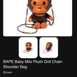 Bape Monkey Bag