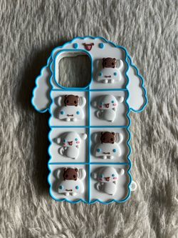 Sanrio-Themed iPhone 13 Pro Max Phone Case 3D Design Cinnamoroll