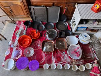 Huge Kitchen Cookware & Bakeware Lot – T-fal, Pyrex, CorningWare, Copper Chef, OXO & More!