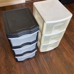 2 Plastic Drawers Same Size No Broken Or Chips $10.00 Each One Both $15.00