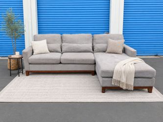 Gray Sectional Couch Sofa