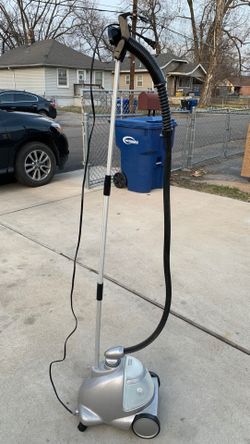 Vacuum,but also cleans air, and disinfectants the area