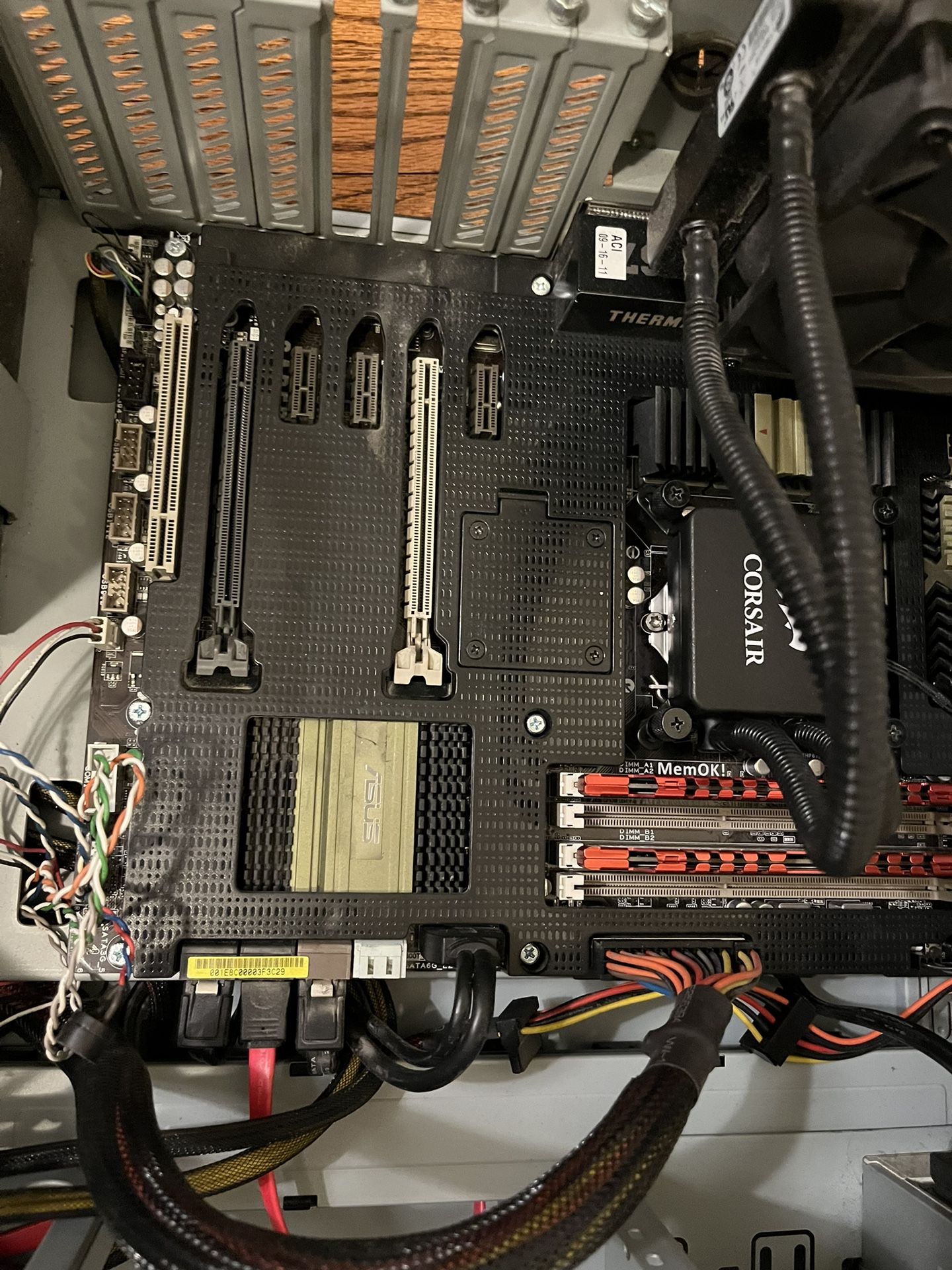 Lancool PCk57 gaming tower, i7 CPU, ASUS 16GB Motherboard for Sale in