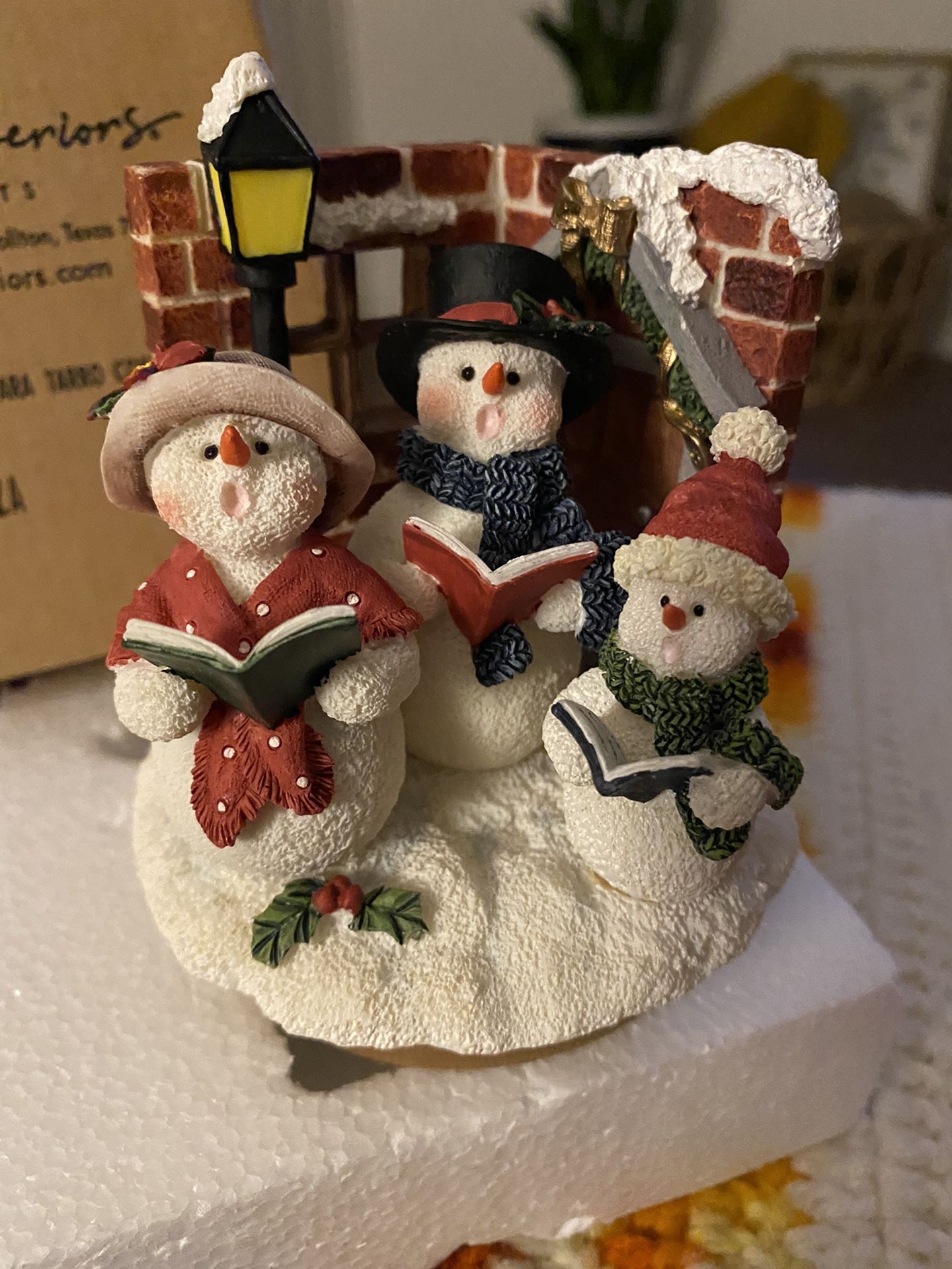 Snowman Candle Topper