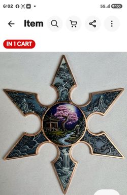 JAPANESE SHURIKEN Ninja star 999 Fine copper only 5000 made