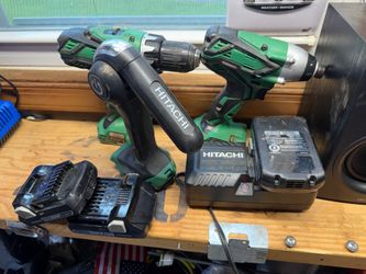 Hitachi Drill, Impact, and Light