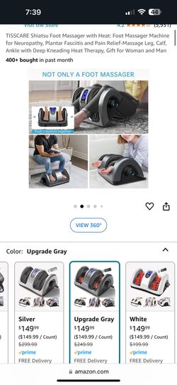 Tisscare Foot/ Leg Massager