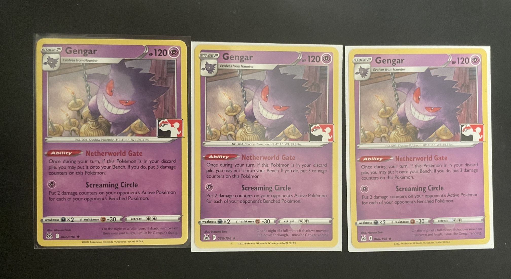 Pokemon Gengar Prize Pack
