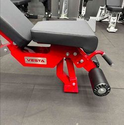 New Vesta Ab4000 Adj Bench | Commercial Grade | Flat | Incline | Decline | Gym Equipment | Fitness |