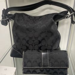 Authentic Coach Bag And Wallet