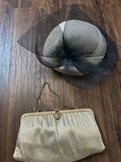 Vintage purse and hat