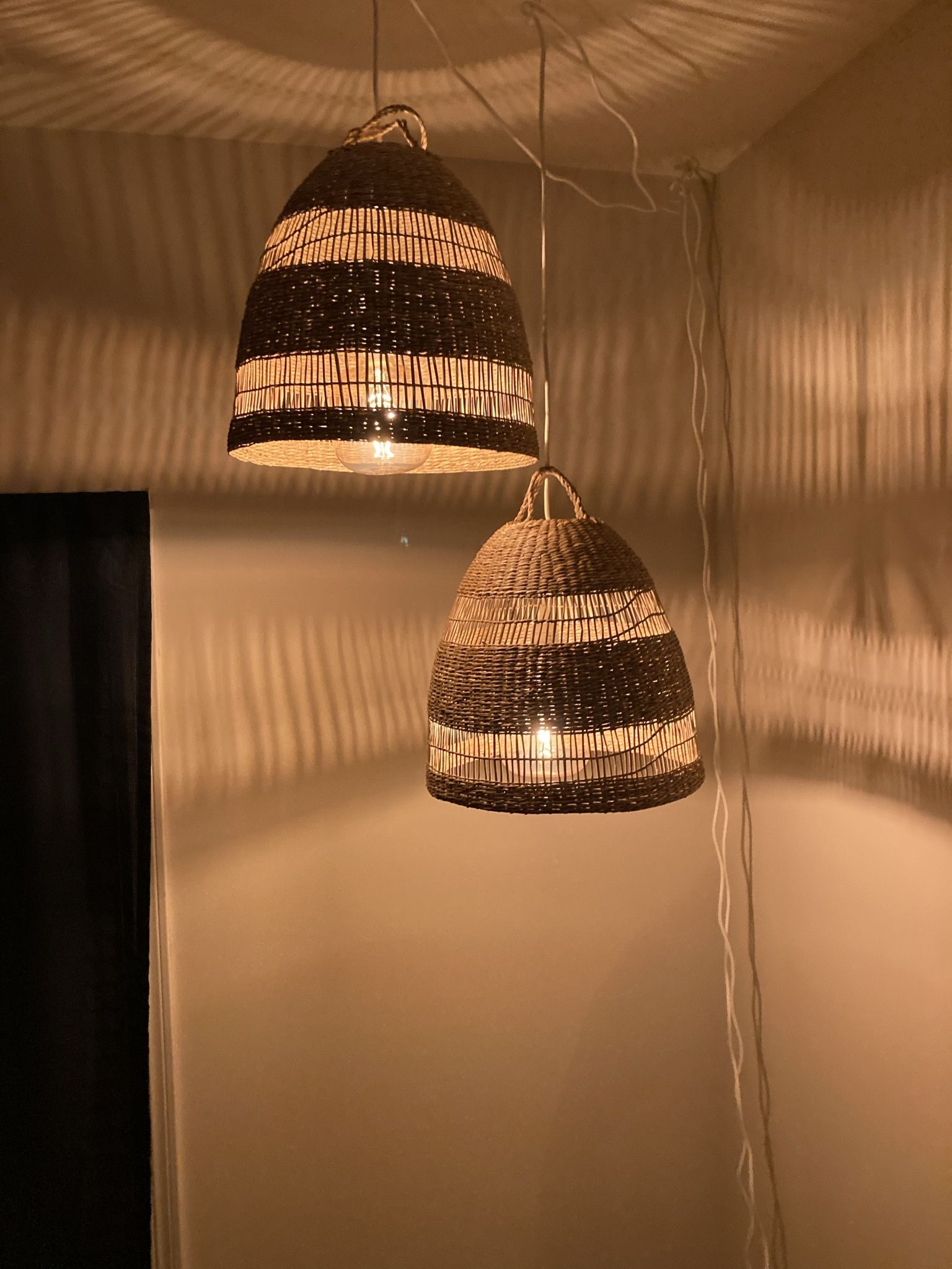 IKEA TORARED Pendant Lamp Shades With Switch Cords And Large Lumen